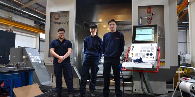 BEL Engineering welcomes three CNC Machinist apprentices